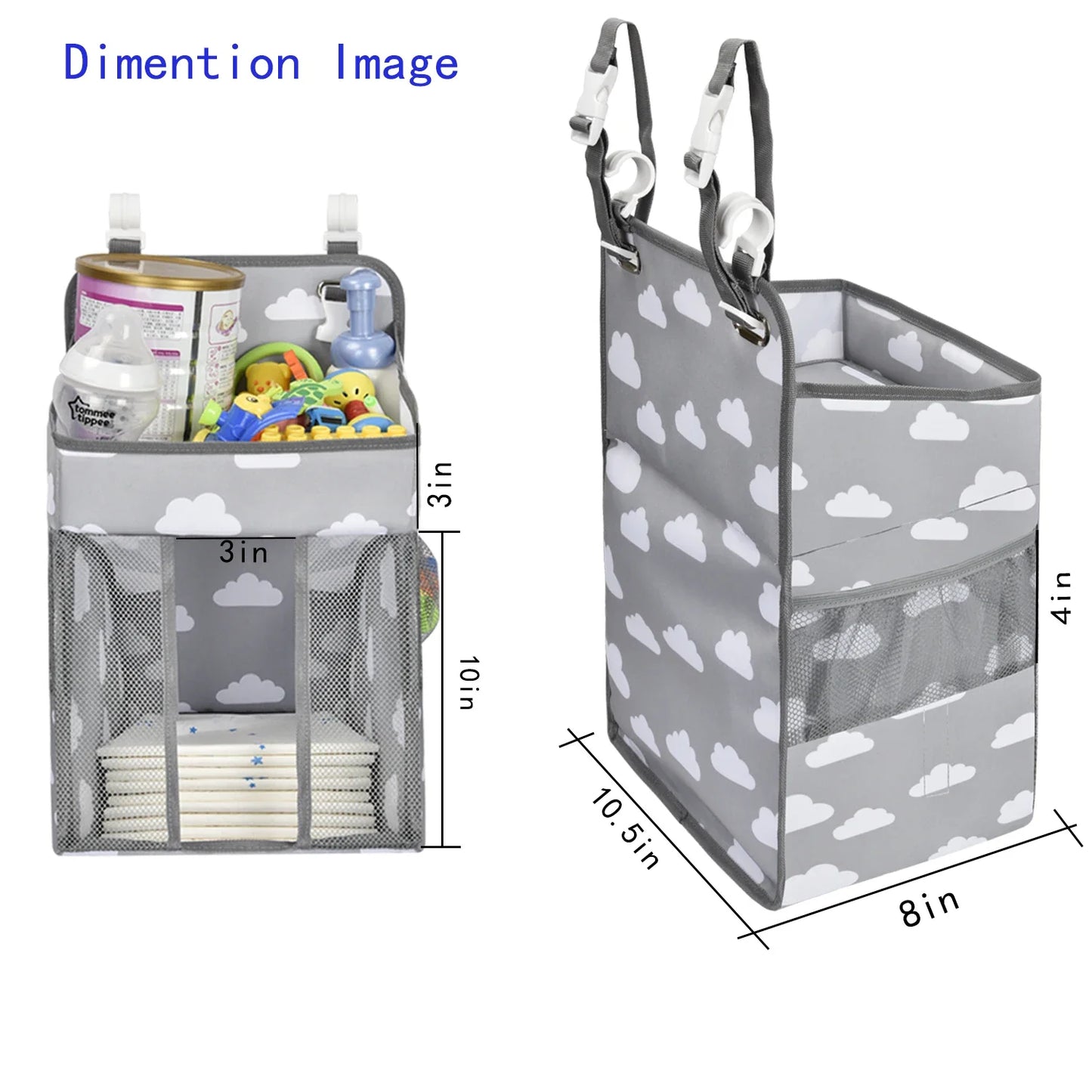 Portable Diaper Bag & Travel Bed For Baby