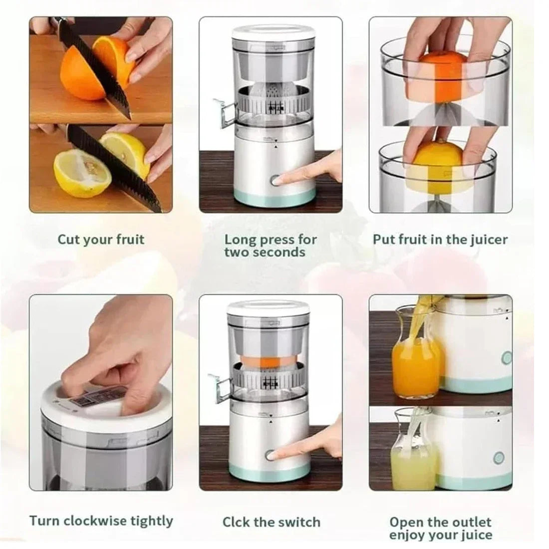 Mini Citrus Blender for Travel & Home